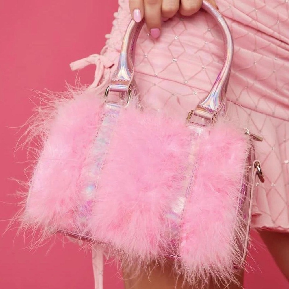 DOLLSKILL SUGAR THRILLZ BERRY SHAGADELIC MINI CROSSBODY PURSE